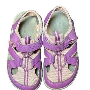 Columbia Toddler Sandals Size 1 Purple Outdoor Water Shoes